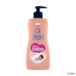 картинка Дитячий шампунь та гель для душу Teo bebe Лаванда з дозатором 400 мл