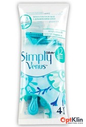 картинка бритви одноразові Gillette Simply Venus 2, 4 шт.