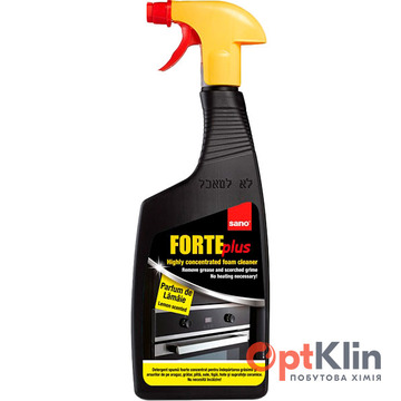  Засіб для видалення жиру та пригорілого бруду Sano Forte Plus Лимон 750 мл