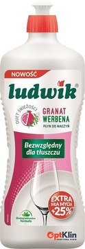  засіб для миття посуду Ludwik Гранат і Вербена 900 мл