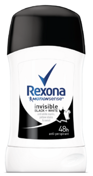  Антиперспірант-стік Rexona Invisible Black + White жіночий 40 мл