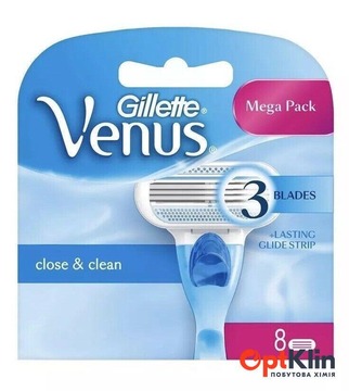  змінні картриджі для гоління Gillette Venus 3 Blades 8 шт.