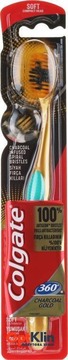  Зубна щітка Colgate 360° Charcoal Gold м'яка 1 шт.