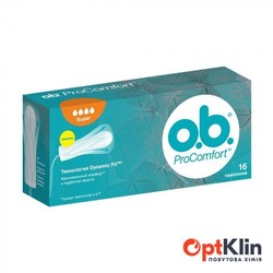 картинка Тампони o.b. ProComfort Super 16 шт. (4 каплі)