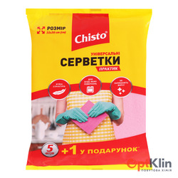 картинка Серветки для прибирання Chisto Практік 5+1 шт.