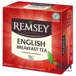 картинка чай чорний Remsey English Breakfast Tea в пакетиках 75 шт.