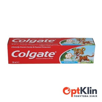  зубна паста Colgate Bubble Fruit від 2 до 5 років 50 мл