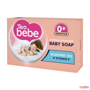  Дитяче мило Teo Bebe Мигдалева олія та Вітамін Е 75 г