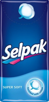 Хусточки носові Selpak Super Soft 4-шарові 10 шт.