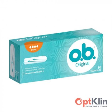  Тампони o.b. Original Super 16 шт.