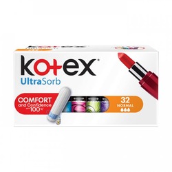 картинка Тампони Kotex Normal, 32 шт. (3 каплі)
