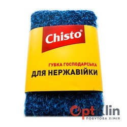 картинка Губка-шкребок Chisto для нержавійки 1 шт.