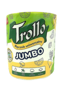  Паперові рушники Trollo Jumbo 2-шарові 1 рулон