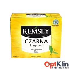 картинка чай чорний Remsey Black Tea в пакетиках, 75 шт.