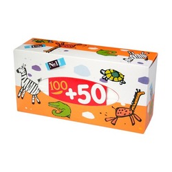 картинка Серветки паперові універсальні Bella Baby Happy 2-шарові 100+50 шт.