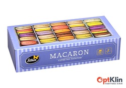 картинка Серветки паперові Silken Macaron 2-шарові 100 шт.