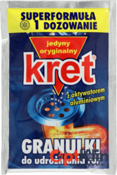 картинка Гранули для прочищення труб KRET 40 г
