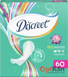 картинка Прокладки щоденні Discreet Deo Water Lily 60 шт.