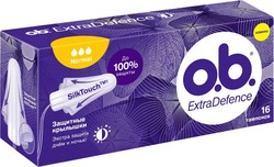 картинка Тампони o.b. ExtraDefence Normal 16 шт. (3 каплі)