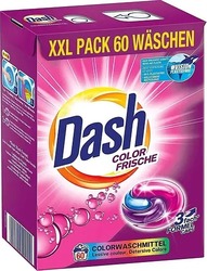 картинка Капсули для прання Dash 3 в 1 Color 60 шт.