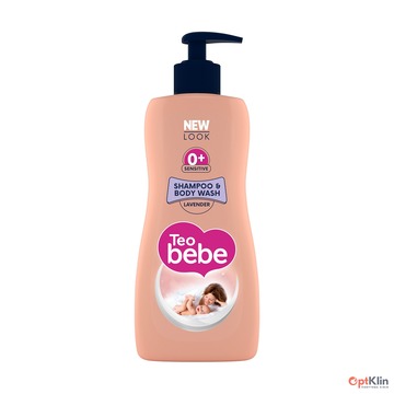  Дитячий шампунь та гель для душу Teo bebe Лаванда з дозатором 400 мл