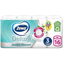 картинка Туалетний папір Zewa Deluxe Жасмин 3-шаровий 16 шт.