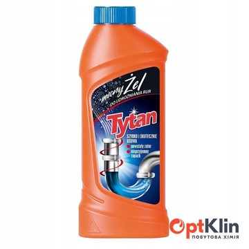  Гель для прочищення труб Tytan 500 мл