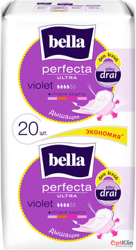  Прокладки для критичних днів Bella Perfecta Ultra Violet Deo Fresh 10+10 шт. (4 каплі)