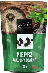картинка Перець чорний мелений Przyprawy Swiata 80 г
