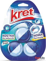 картинка таблетки для бачка унітаза KRET Ocean Fresh 3х50 г