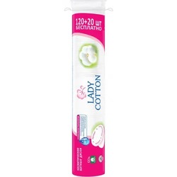 картинка Диски ватяні Lady Cotton 120+20 шт.
