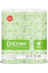 картинка Паперові рушники DoDomy 2-шарові 2 шт.